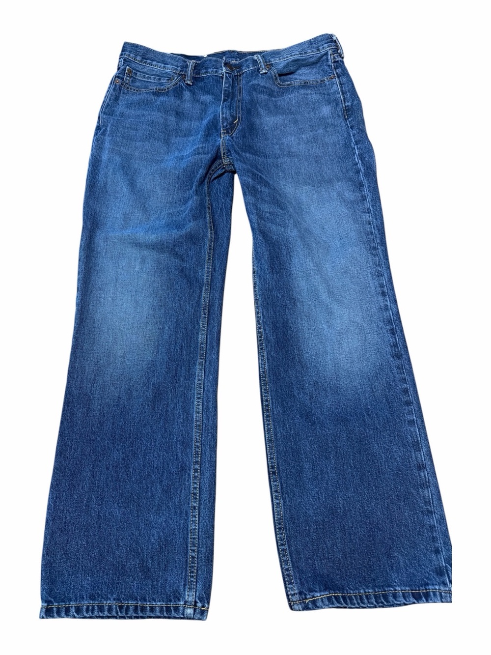 Levi’s 514 Straight Fit Jeans Men’s W38 L30 Medium Wash Blue Denim Classic